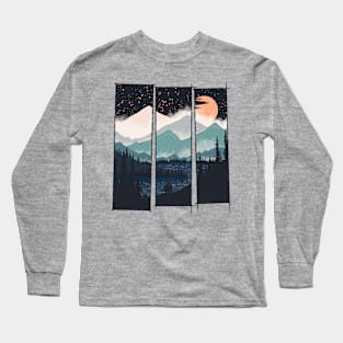 Orange Moon Long Sleeve T-Shirt